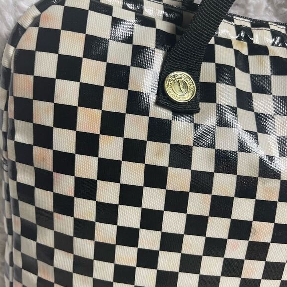 Betsey Johnson Laptop Case padded Protection Synthetic Black &White Checked - Picture 12 of 13